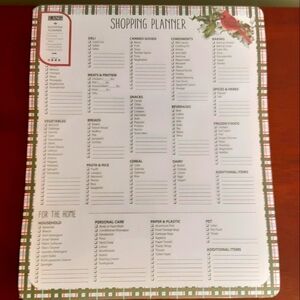 🆕️ Magnetic Grocery Shopping Planner